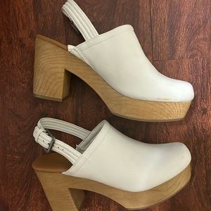 White clogs